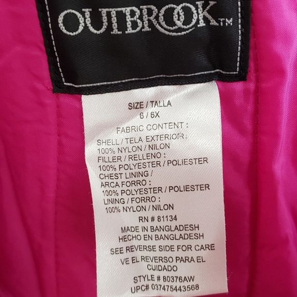 Overbrook Kids Ski Snow Bib - Picture 4 of 11